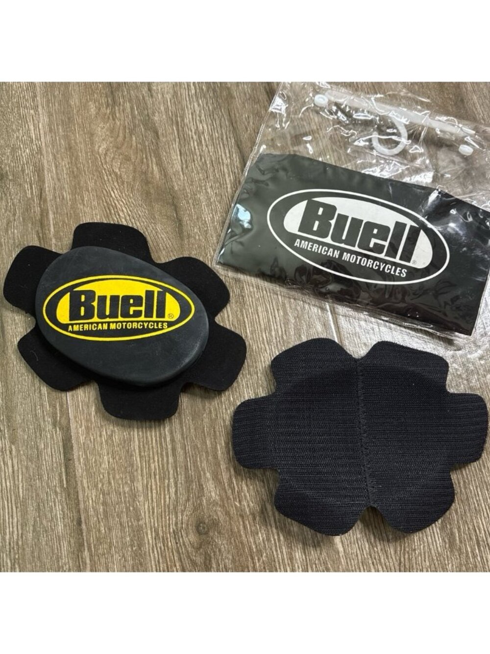 OEM Buell Motorcycle Racing Knee Sliders Pair